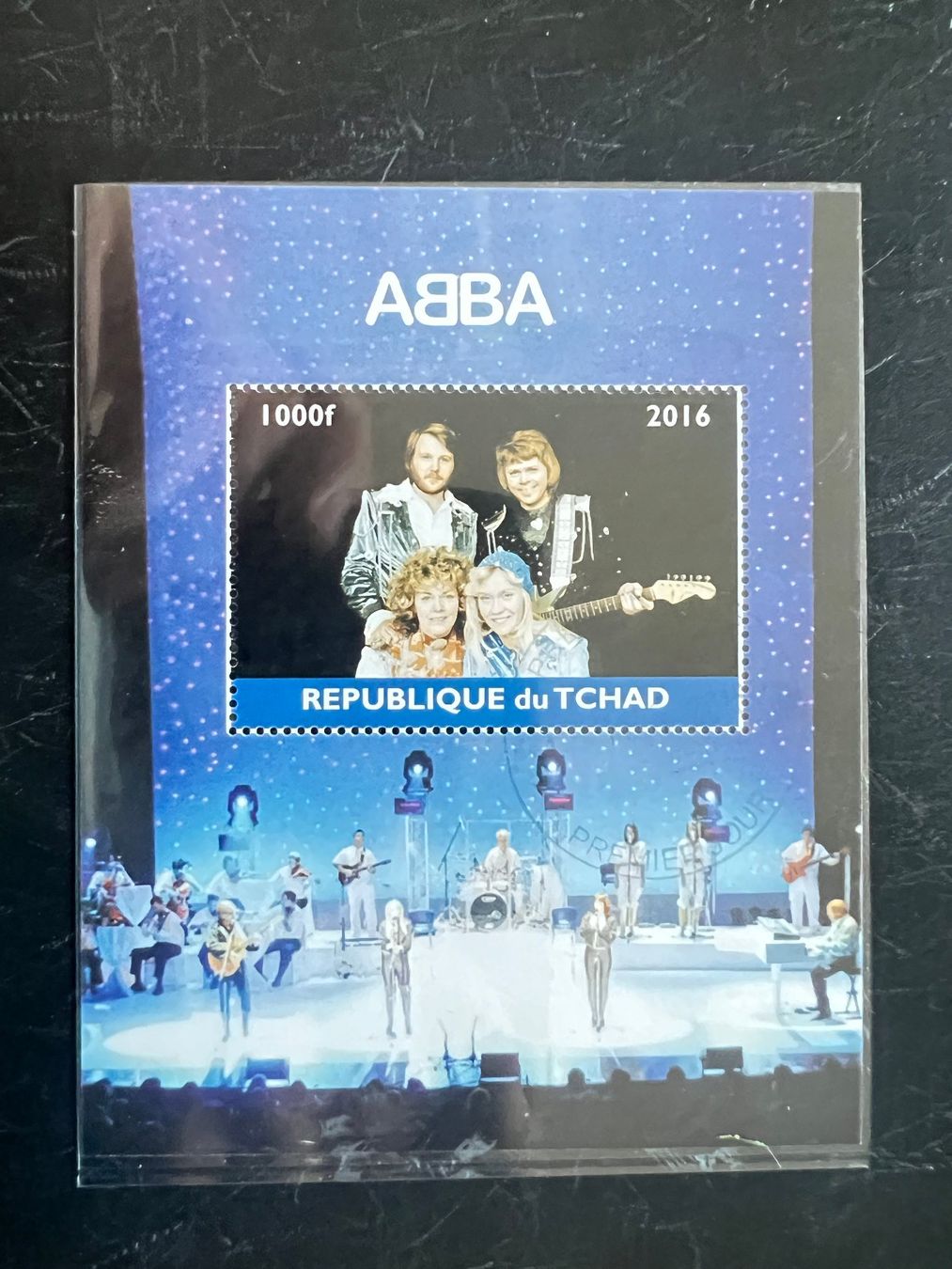 Alle Briefmarken: 2016 ABBA Tschad  Block  **  (A198) – Neu (gemäss Beschreibung) aus Hinwil von Sidi4