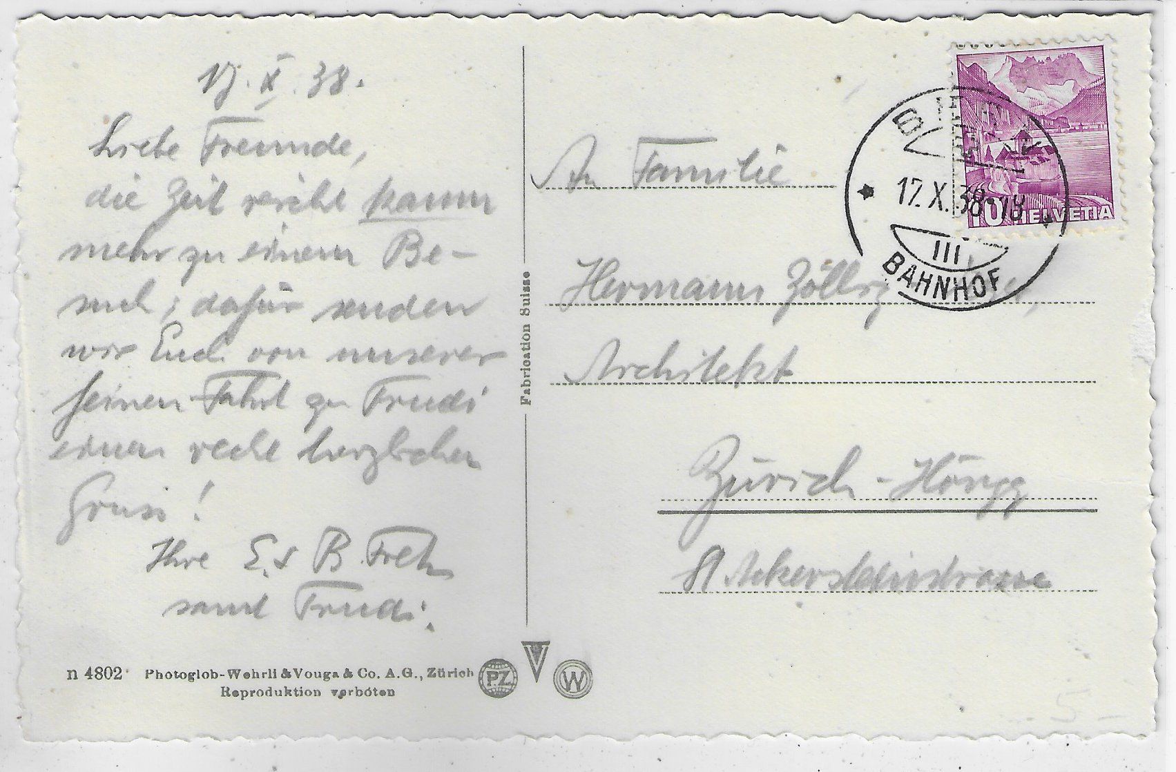 Cartoline postali: Thun und die Alpen – Usato da Ettingen venduto da Kartenplanet 1