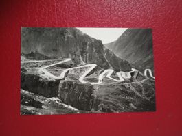 Passo del Gottardo Val Tremola Gotthard Pass s/w Karte