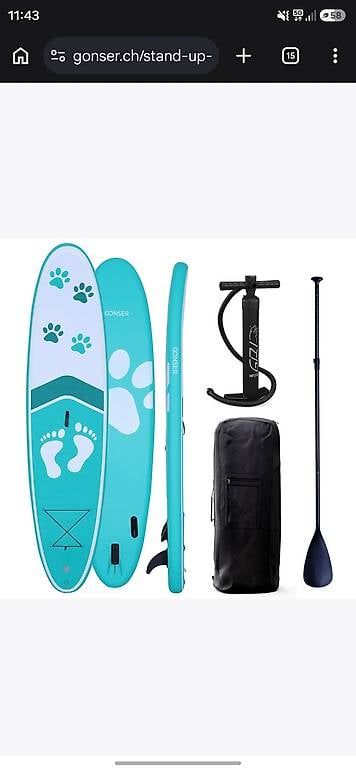 Schlauchboote, Kajaks & Kanus: SUP stand up paddle – Gebraucht aus Thun von Sir09 1