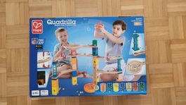 Hape Quadrilla Kugelbahn mit Murmeln
