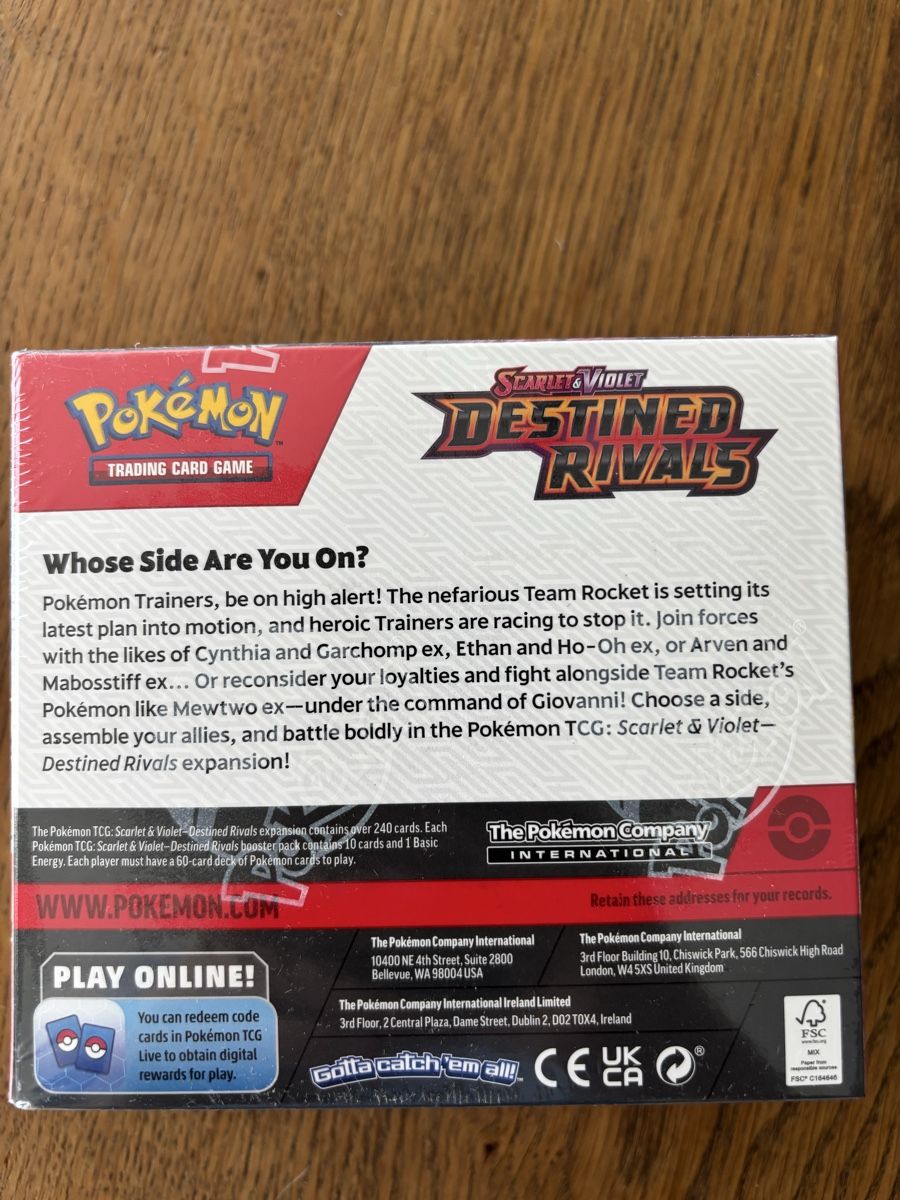 Pokémon Carte collezionabili: Destined Rivals Booster Display Englisch! – Nuovo e nell'imballaggio originale da Niederglatt ZH venduto da Nico325 2