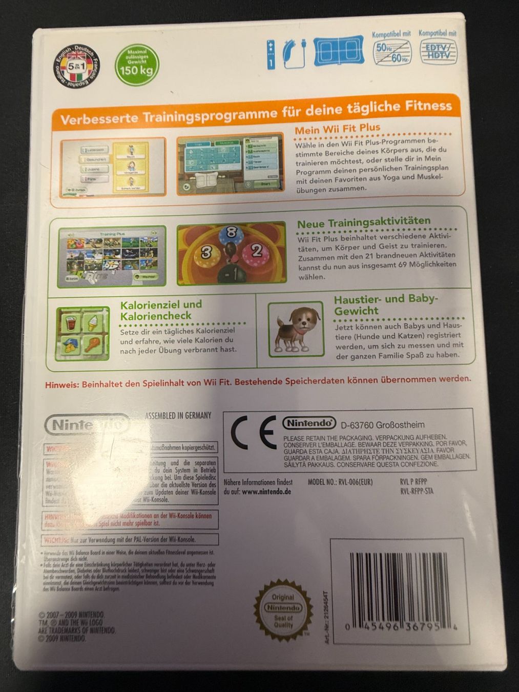 Nintendo Giochi: Wii Fit Plus - Nintendo Wii – Usato da Pont-de-la-Morge venduto da Darfal 2