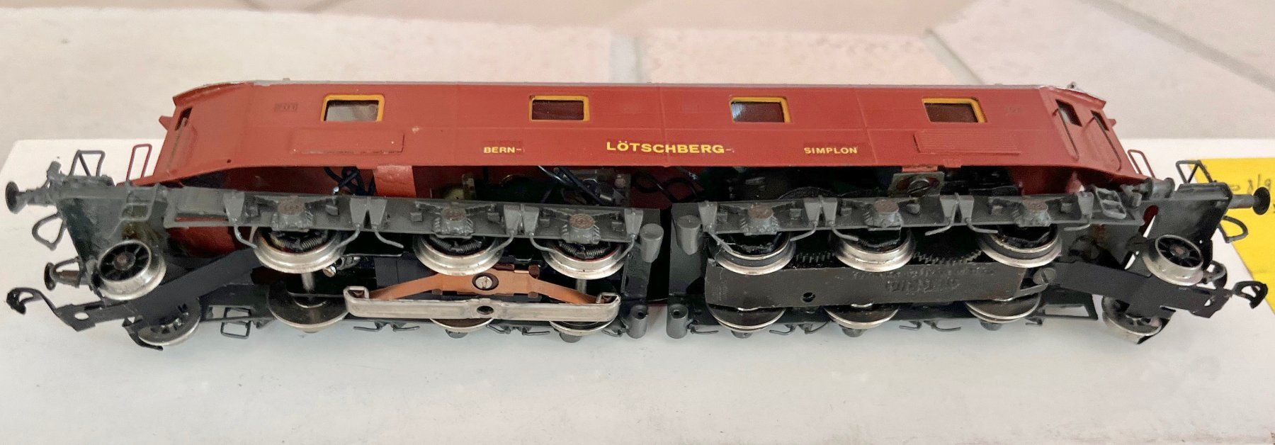 Modelleisenbahnen: Intermodel  BLS Ae 6/8 Messing – Neu (gemäss Beschreibung) aus Bleiken von hbw45 3