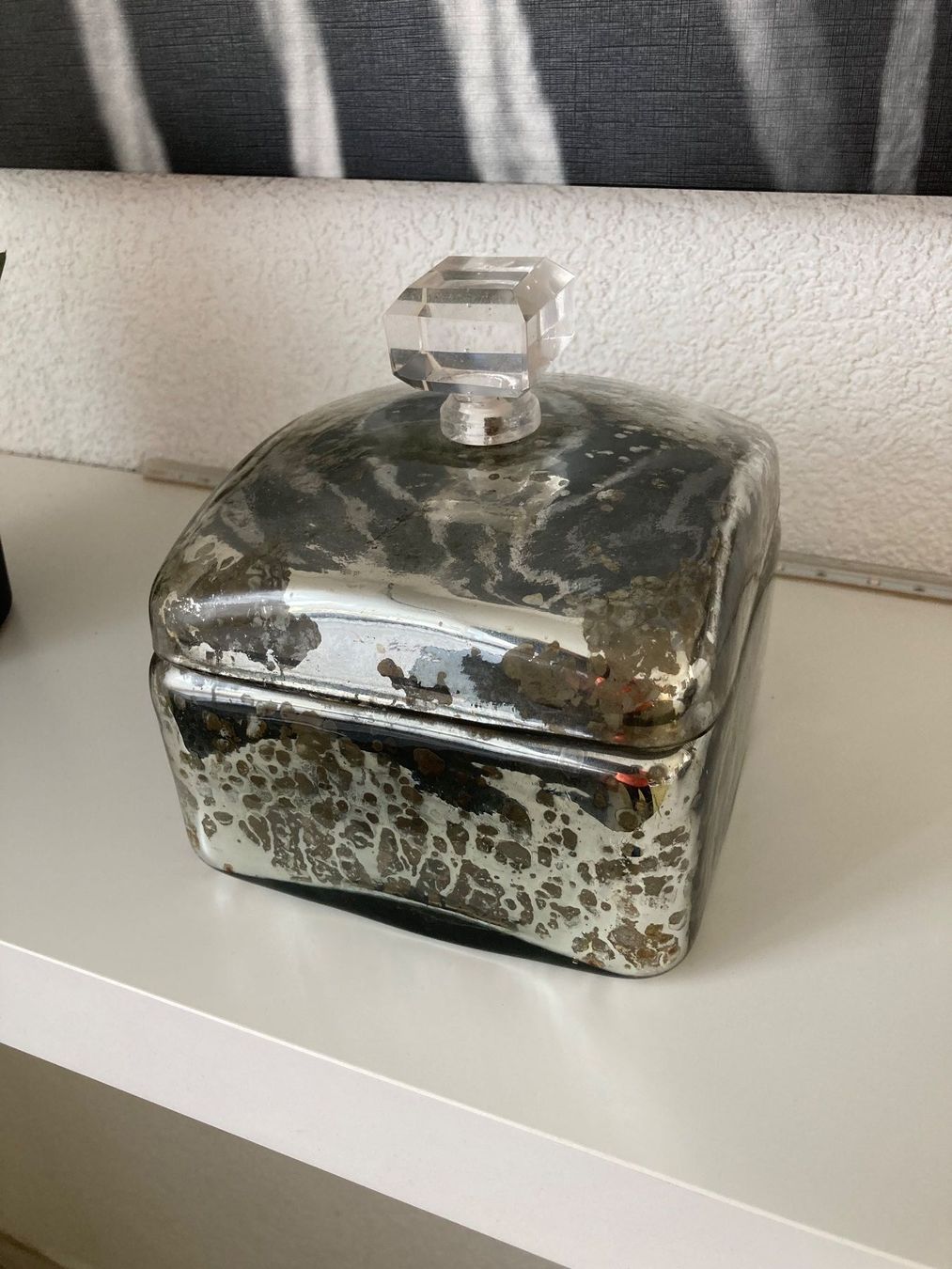 Tutte le decorazioni: Glasdose silber 14x14x15 cm – Nuovo (secondo la descrizione) da Zuchwil venduto da Mauz2