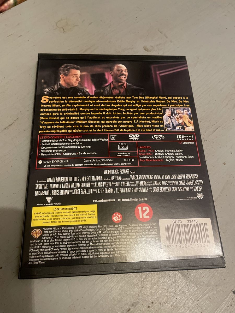 Tous les DVDs: DVD showtime  – D'occasion à moudon par faucheur2 1