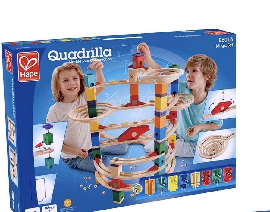 Hape Giocattoli: Hape Quadrilla Kugelbahn Mega-Set & Erweiterungen – Usato da Kriens venduto da patrick9340 4