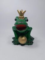 Vintage Froschkönig Gummi Figur