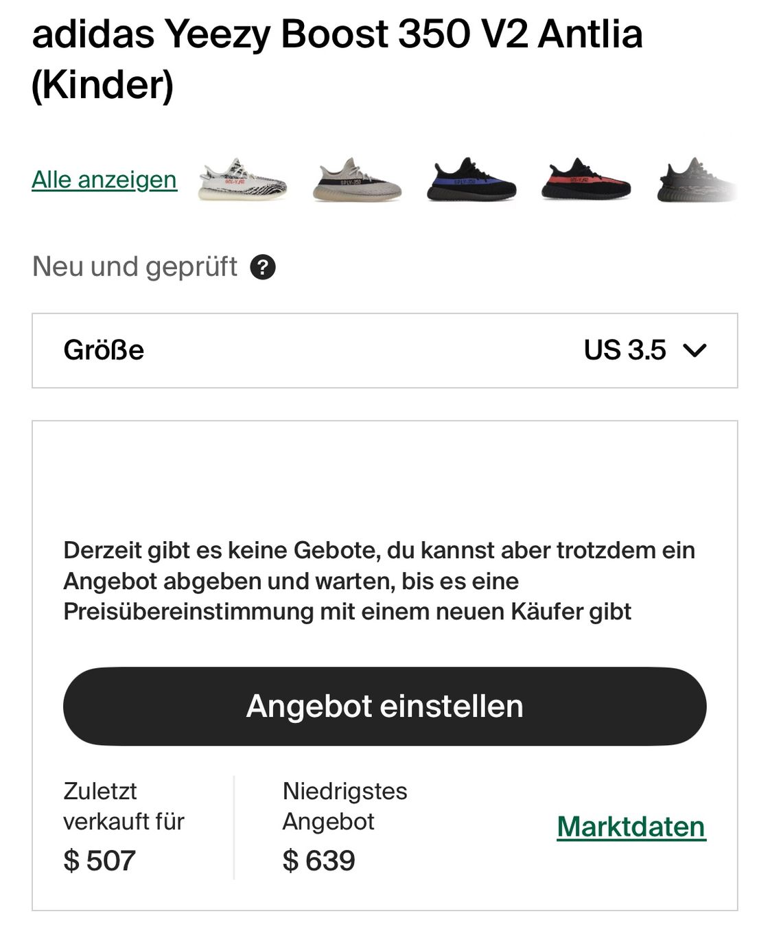 Adidas Scarpe da uomo: Yeezy Boost 350 Antlia – Nuovo e nell'imballaggio originale da Luzern venduto da LuzernerShop 4