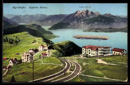 Rigi-Staffel, Zeppelin über dem See, Bl