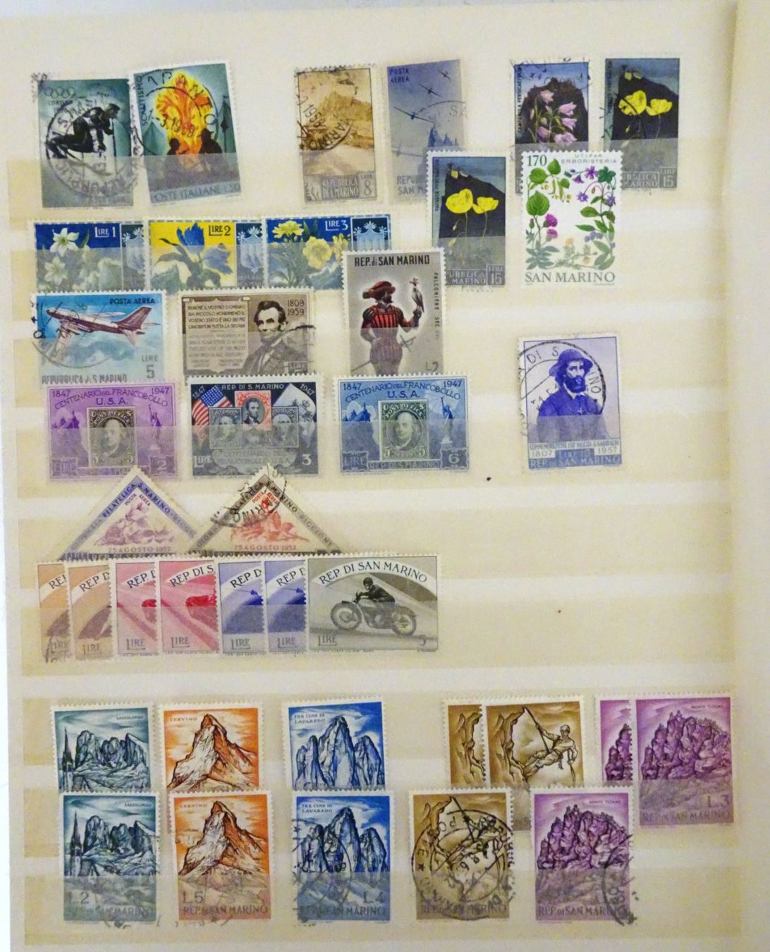 Tutti i francobolli: Briefmarken San Marino – Usato da Feldbrunnen venduto da MarcusSO 5