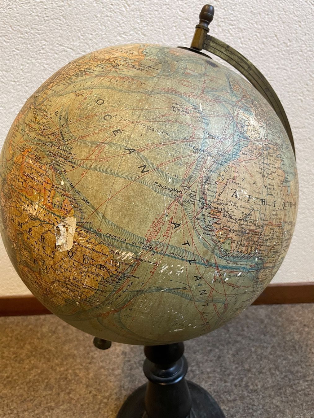 Altro in Decorazioni & Accessori: Globe terrestre J. Forest Paris, 1910-1915 – Usato da Le Landeron venduto da CharlieGilbert 2
