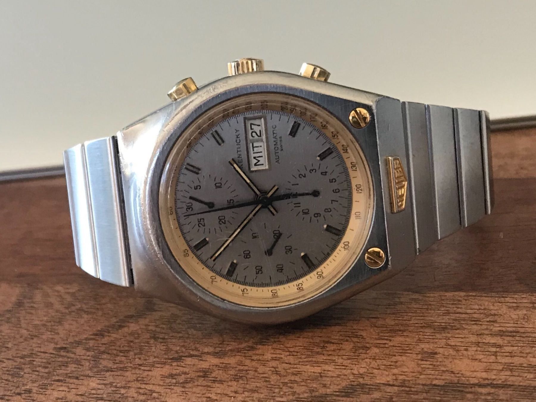 Tag Heuer Orologi: Vintage Heuer Kentucky Chronograph – Usato da Morges venduto da Audemars07 3