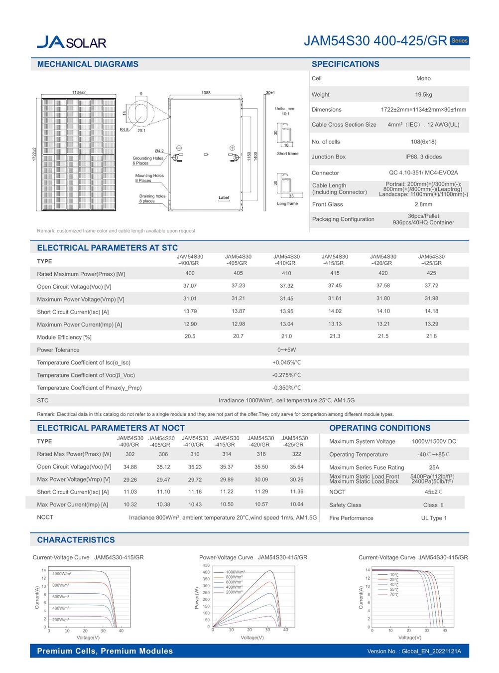 Solargeräte und Solarprodukte: JA Solar JAM54S30/GR 410Wp – Neu (gemäss Beschreibung) aus Retschwil von fa-trade 1