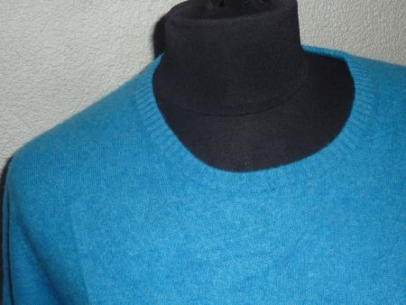 pull bleu marque Sisley taille L pour femme