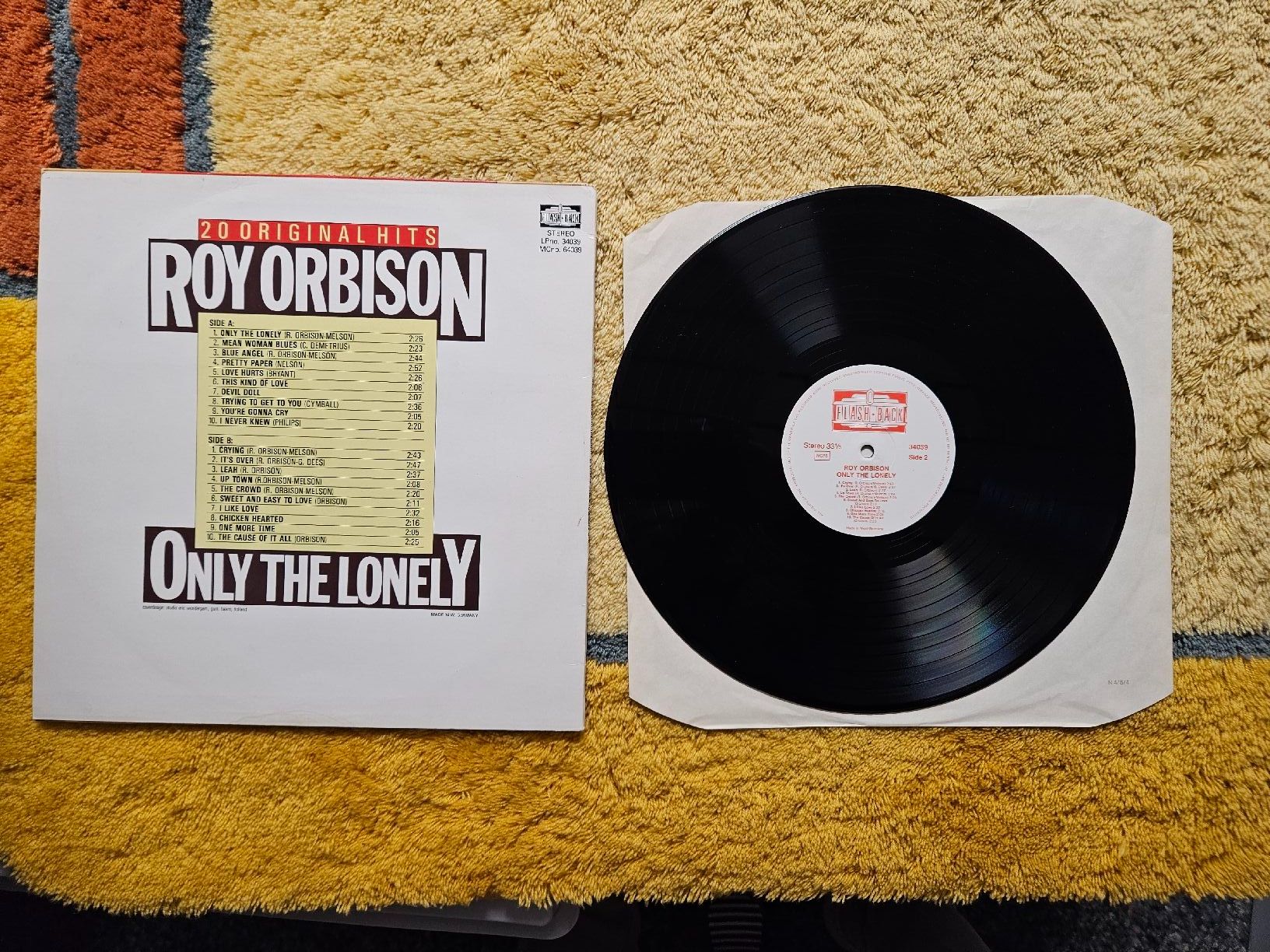 Schallplatten: Roy Orbison Schallplatte Lp - Only the Lonely – Neu (gemäss Beschreibung) aus Lyss von Alexine 1
