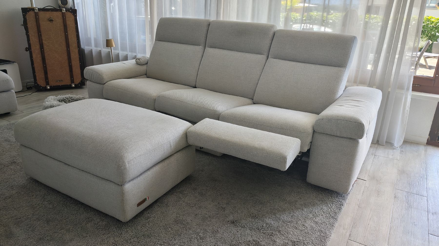 Divani: Poltrone Sofa "Pontenovo",4-6Plz, Stoff grau – Usato da Eschenbach SG venduto da Winger1 4