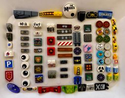 Lego Printteile Ninjago, City, Autos usw..