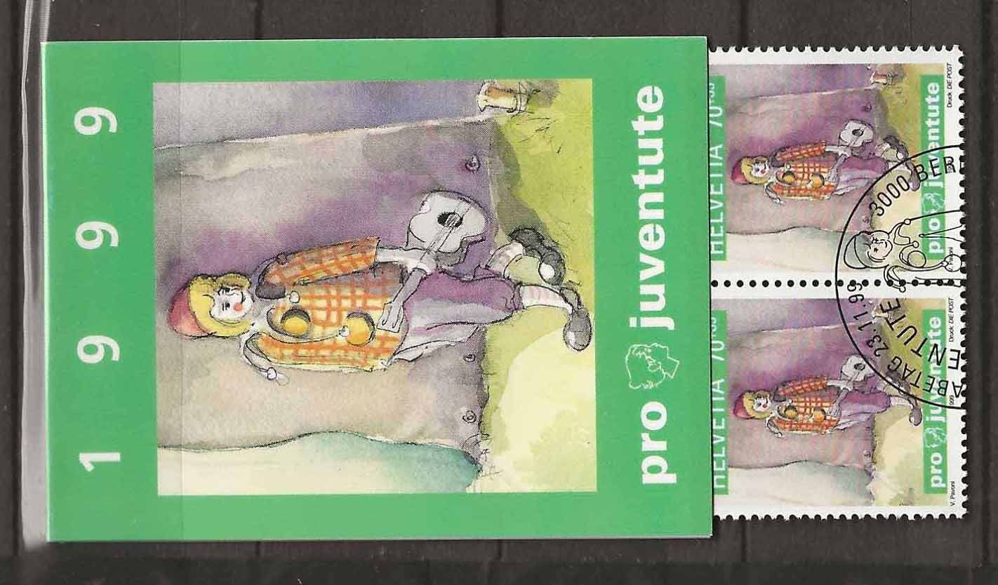 Tutti i francobolli: PJ1999 - Carnet Pro Juventute 1999 ET – Usato da Trélex venduto da Phil_Albert