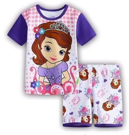 Sommerpyjama Sofia Größe 2 bis 7 Jahre