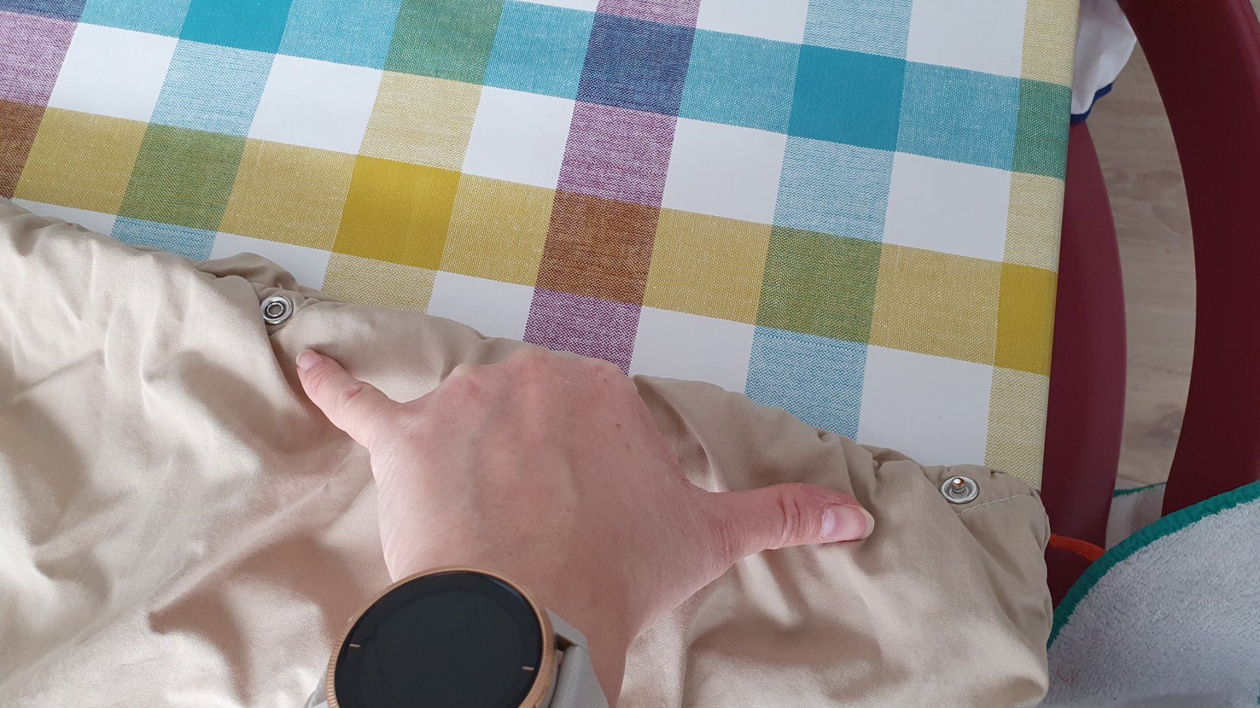 Sacchi a pelo: Mitwachsender Odenwälder Babynest Schlafsack – Usato da Staufen venduto da Fleby84 1