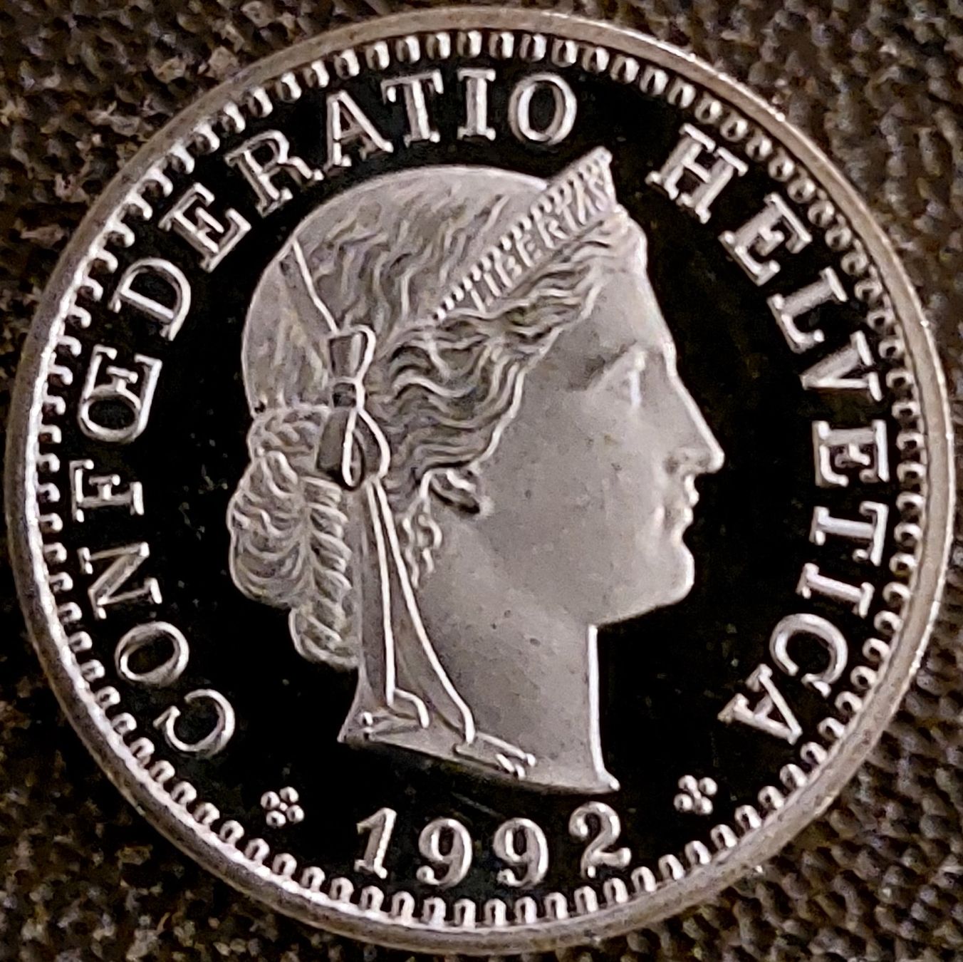 Tutti le monete: 20 Rappen 1992 stgl. / aus Münzsatz – Nuovo (secondo la descrizione) da Arch venduto da coinsandmore
