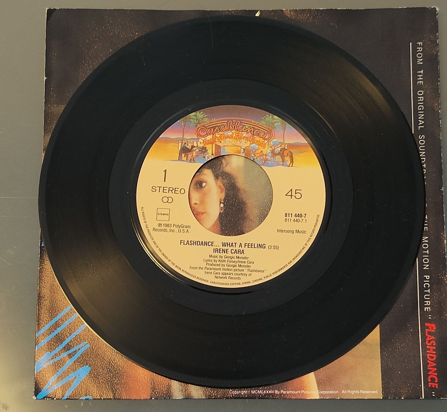Vinyles: disco 45 Flashdance - What a feeling - Irene Cara – D'occasion à Massagno par Massimo037 3