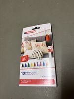 Edding Textilstift Set - 10 Farben, Neu & Originalverpackt