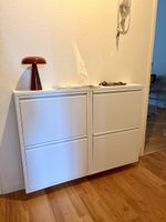 Schuhschrank Schuhkipper Metall weiss neuwertig