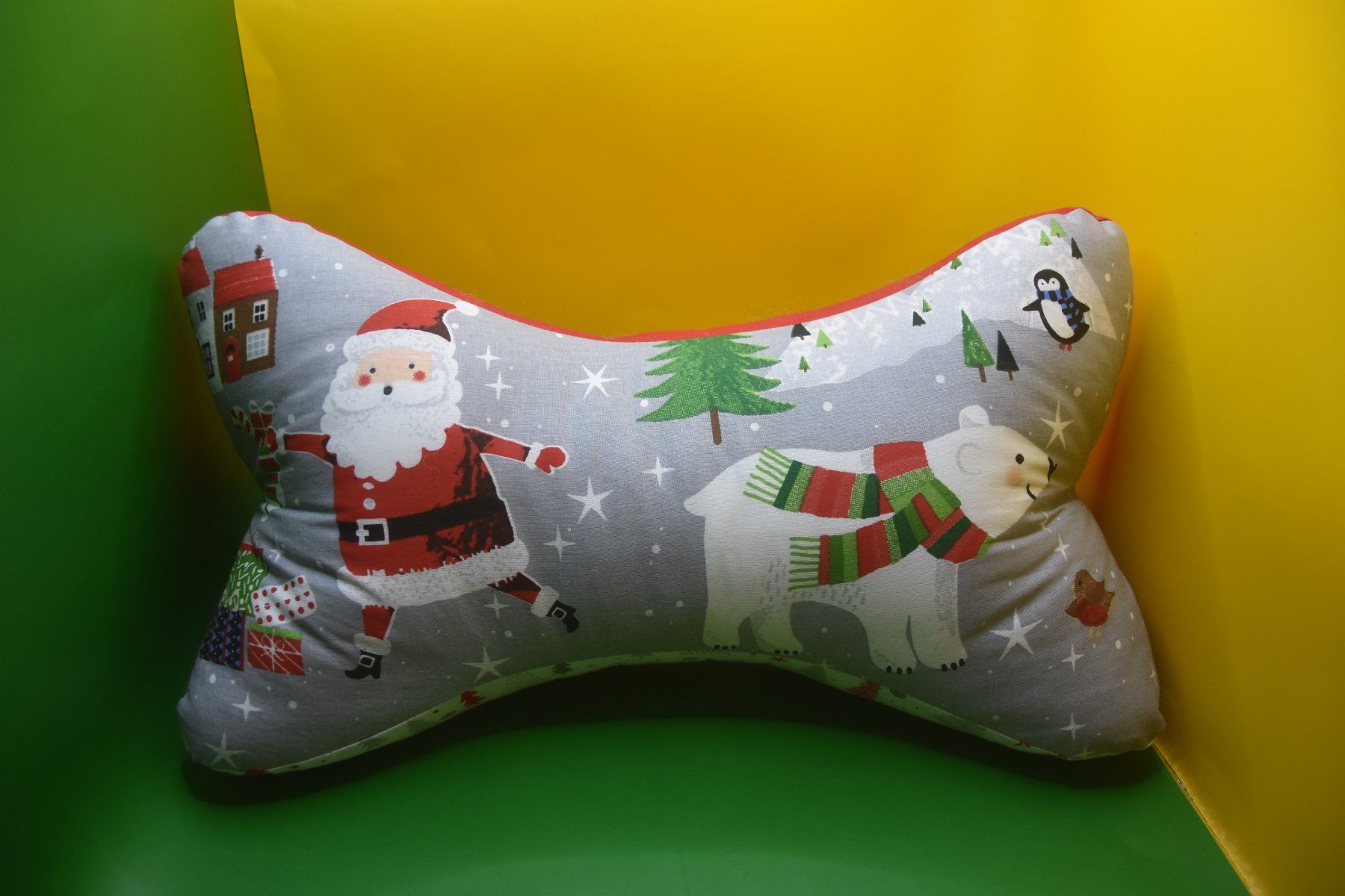 Cuscini: Lese- und Nackenknochen Weihnachtsmann – Nuovo e nell'imballaggio originale da St. Gallen venduto da Elmarotto