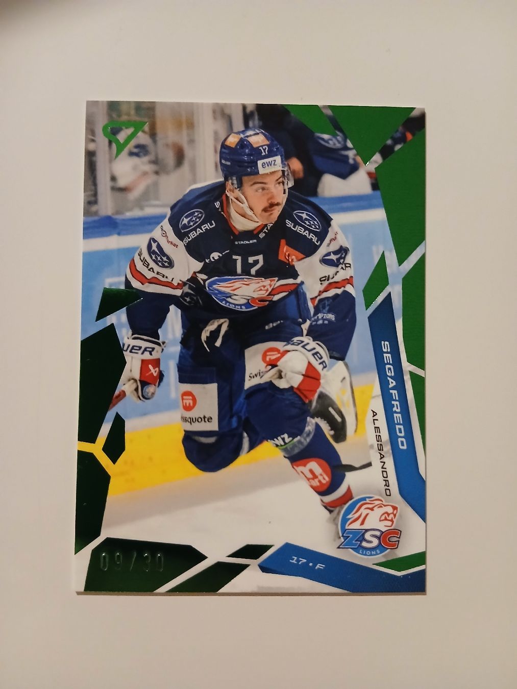 Sportzoo Carte collezionabili: Alessandro Segafredo green /30 – Nuovo e nell'imballaggio originale da Taverne venduto da damigiano