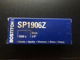 Bostitch Heftklammern, SP1906Z, 5000 Stk
