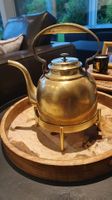Théière vintage en laiton  pour décoration