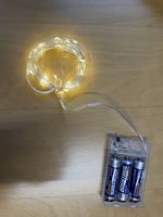 Luce led con filo di  rame