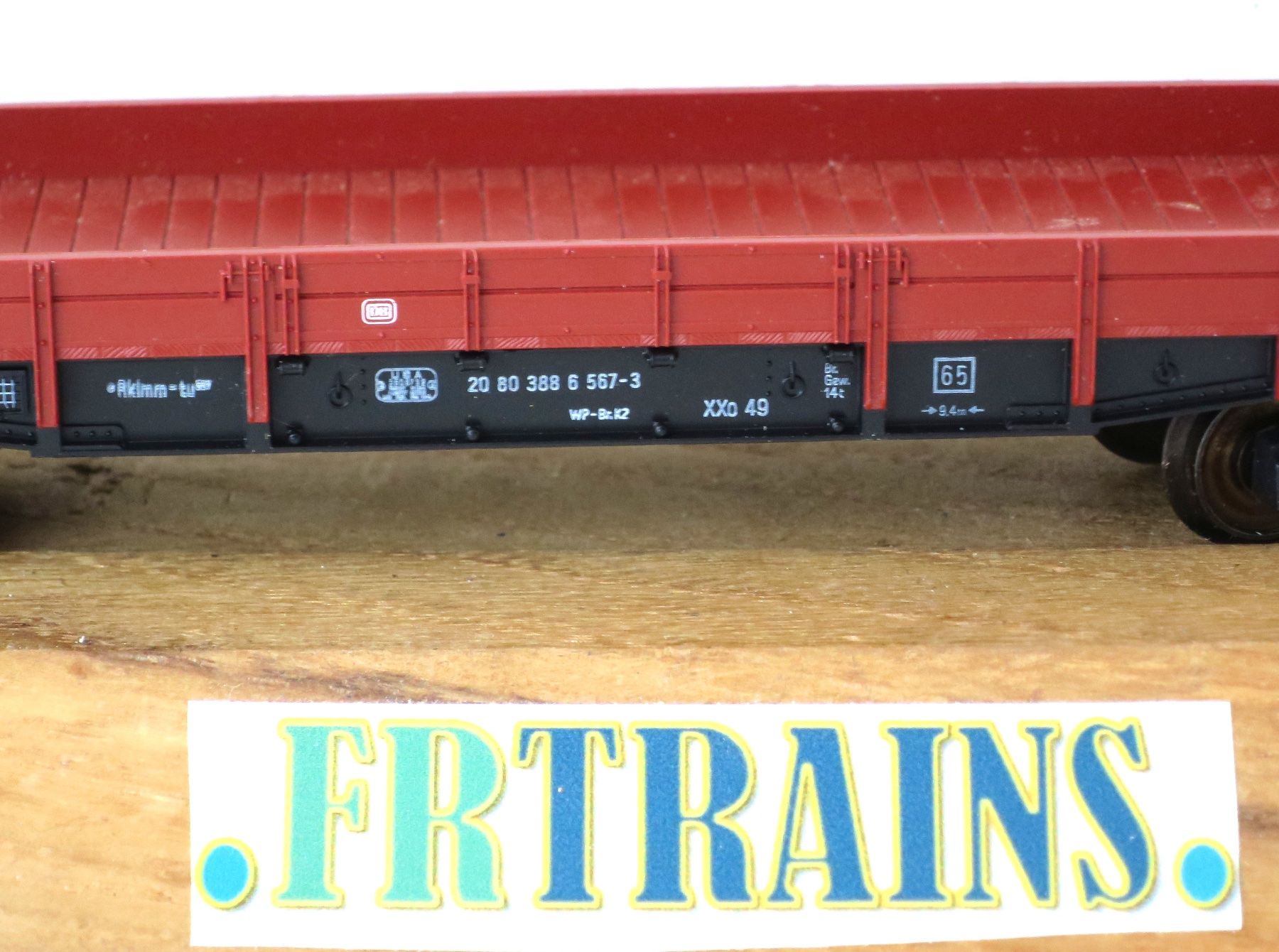 Fleischmann Modellini di ferrovie: FLEISCHMANN 5281 DB WAGON PLAT A BOGIES – Usato da Gland venduto da FRtrains 1