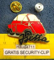 BMW ISETTA PIN GROSSS 40x32mm ENAMEL MIT SECURITY-CLIP TOP