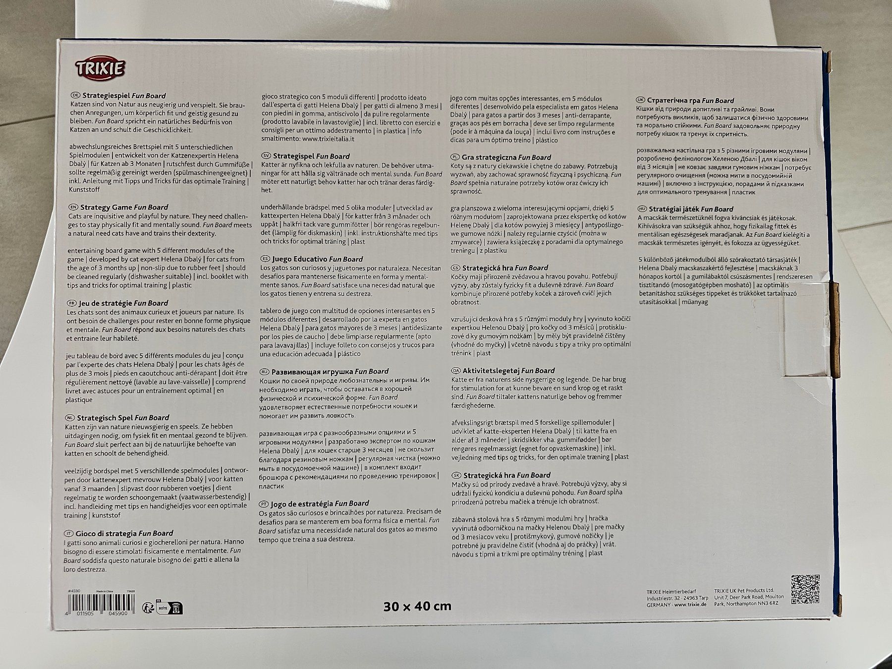 Trixie Giocattoli: Trixie Katzenspielzeug Cat Activity Fun Board – Nuovo (secondo la descrizione) da Einigen venduto da Pretorius66 4