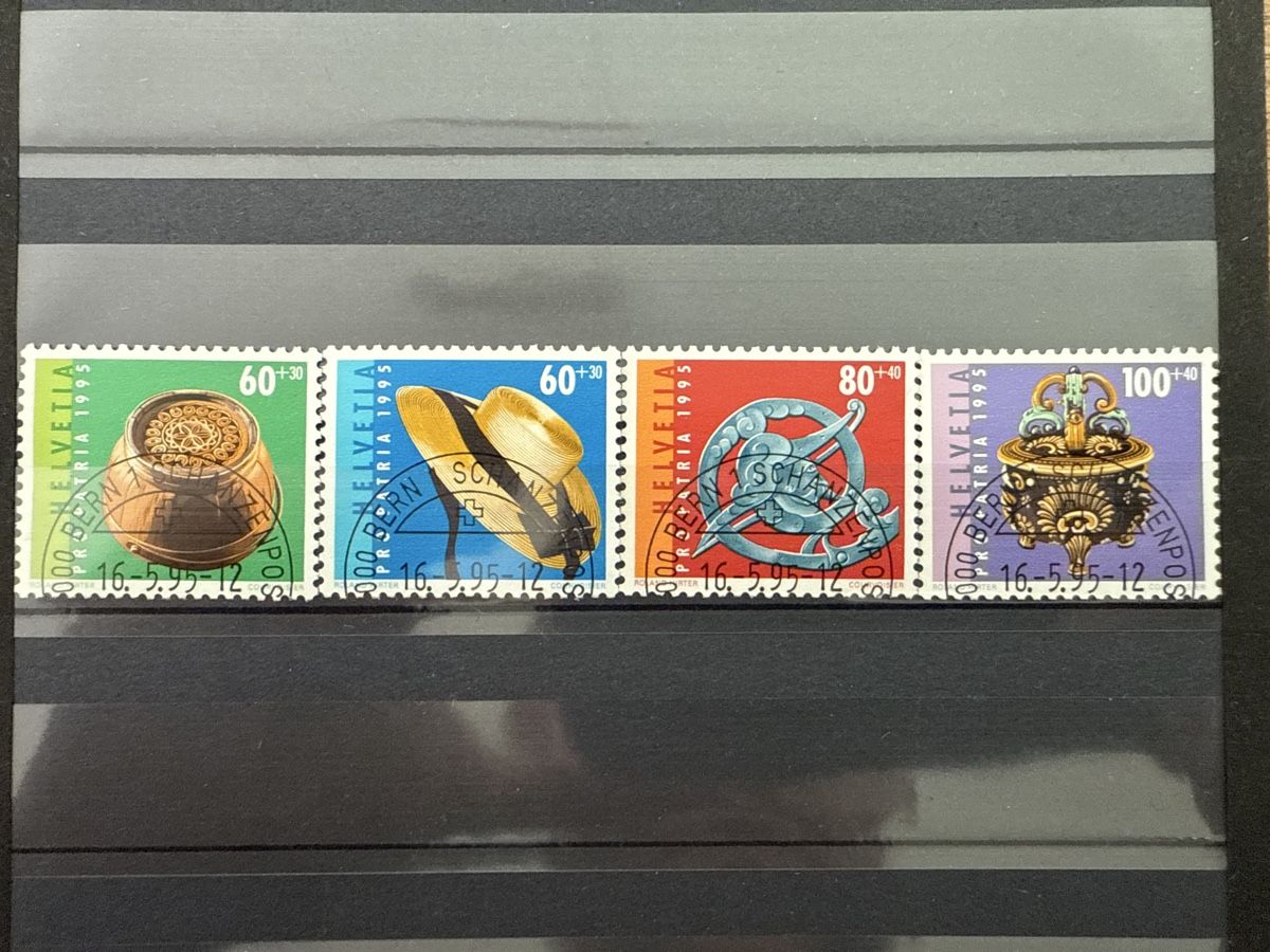 Tutti i francobolli: Briefmarke Pro Patria 1995, gestempelt – Nuovo (secondo la descrizione) da Steinhausen venduto da Qualifly2022