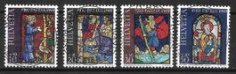 Serie Pro Patria 1969 4 Werte mit ET Vollstempel 29.5.1969