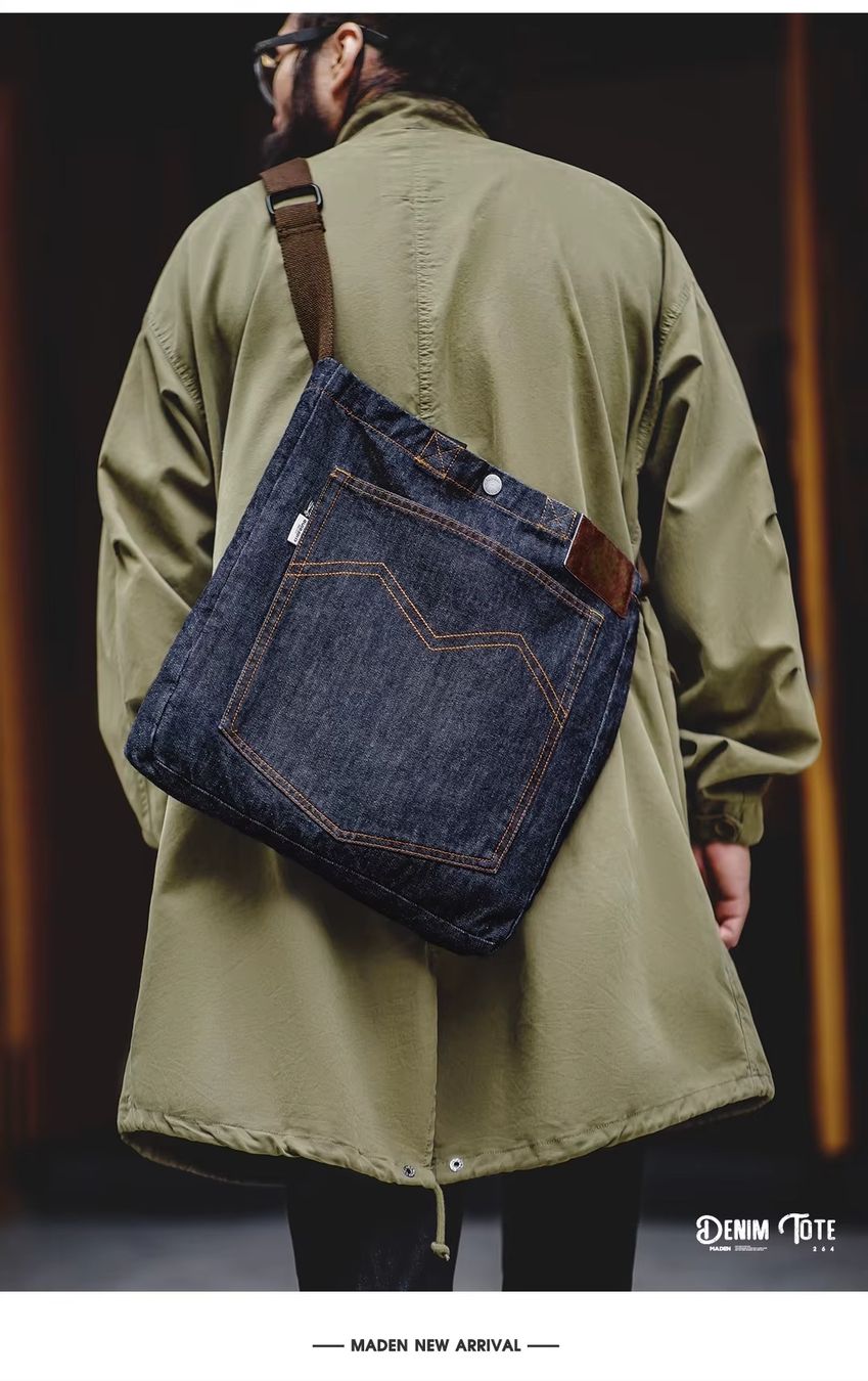 Borse: Shopper / Tote Bag Jeans – Nuovo (secondo la descrizione) da Ennetbaden venduto da miboo 1