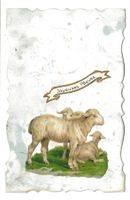 Joyeuses Pâques - Fröhliche Ostern - Applikation  Litho 191w
