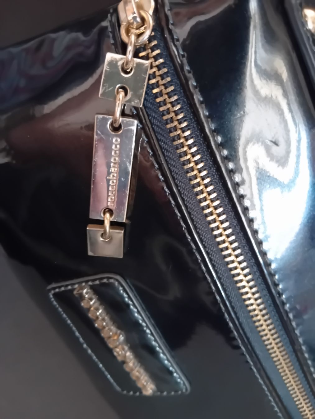 Roccobarocco Borse da donna: Borsa Rocobarocco nero lucido  – Usato da Biasca venduto da Old_6blh 2