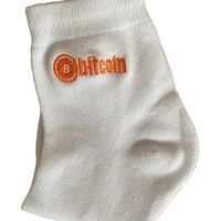 1 Paar Fenix Sportsocken mit exklusiver Bitcoin-Stickerei