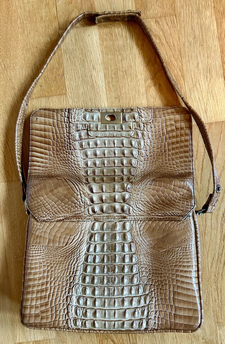 Borse da donna: Handtasche Vintage Krokodil – Usato da Männedorf venduto da Alderamin1 1