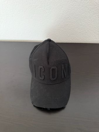 Dsquared2 ICON Black Cap - Stylish and Trendy, Unisex