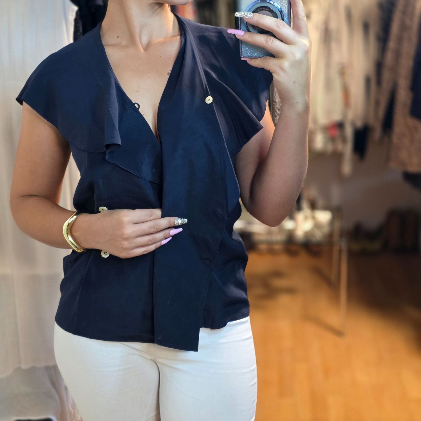 Blusen: Antonelli  100% Seide  Statement Bluse Gr.38/40 Vintage – Gebraucht aus Wald ZH von CapLux 6