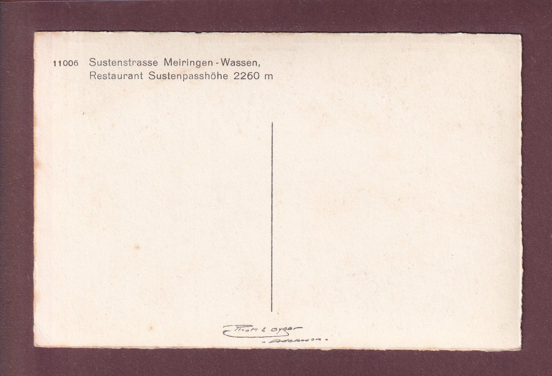Cartoline postali: Sustenstrasse - RESTAURANT SUSTENPASSHÖHE – Usato da Pully venduto da nicecards 1