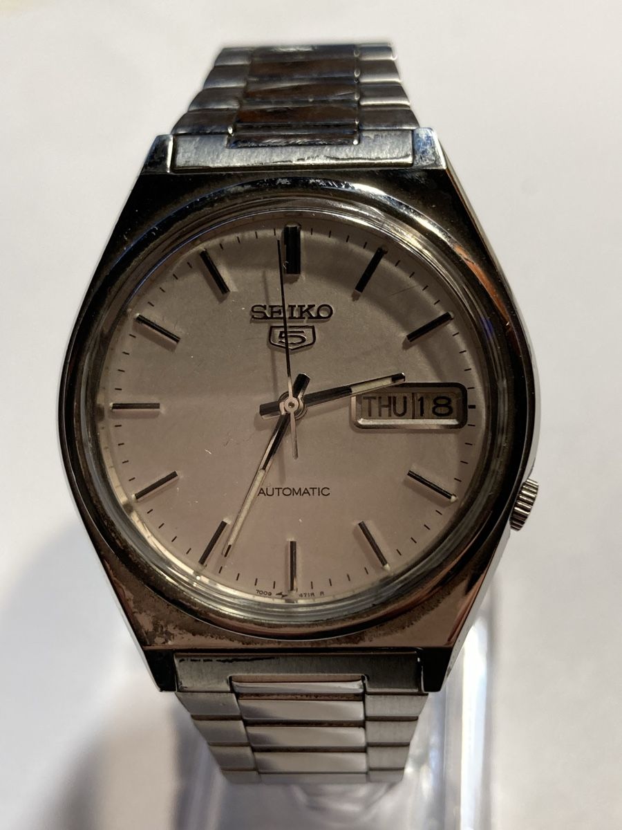 Seiko Orologi: Seiko 5 Automatic vintage Uhr. 36 mm – Usato da Glattbrugg venduto da vintagemania 5