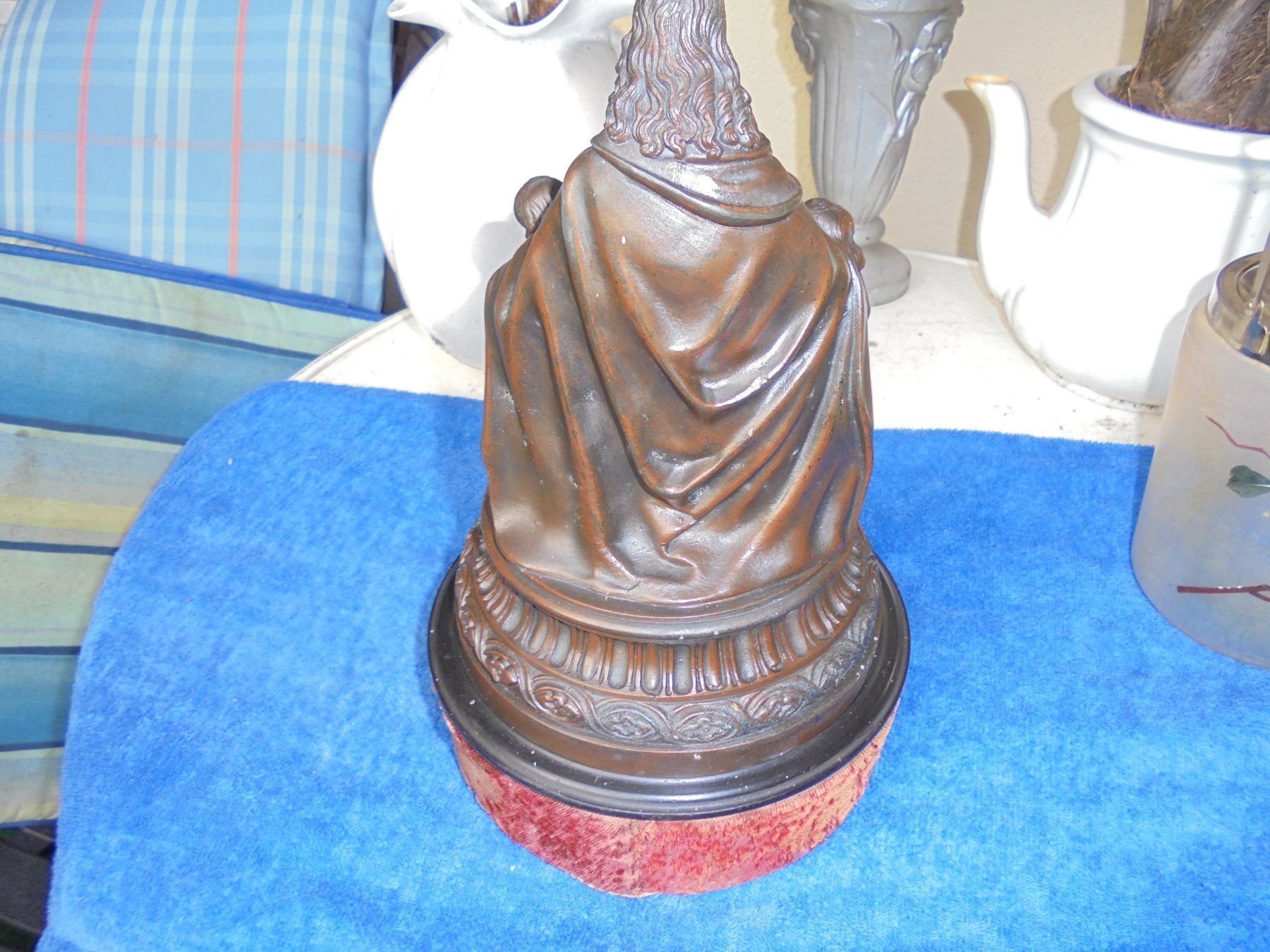 Skulpturen & Statuen: Antike, grosse Heiligenfigurengruppe, ca. 1900 – Gebraucht aus Camorino von Hunpete 4