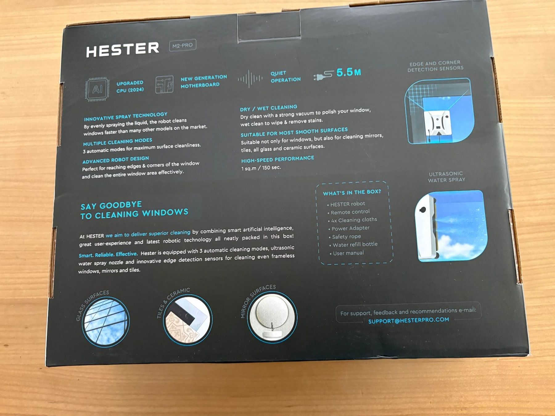 Sonstiges für Haushalt & Wohnen: Fensterputzroboter HESTER – Neu und originalverpackt aus Hochdorf von OskarT01 1